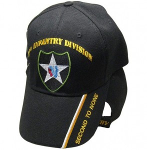 Baseball Caps US Army 2nd Infantry Division Baseball Style Embroidered Hat USA Second to None Army Cap - CX12O63Z5UA