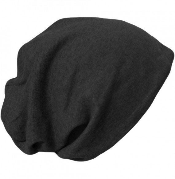 Skullies & Beanies Women's Lightweight Turban Slouchy Beanie Hat Cap - Black - C312DATL48P