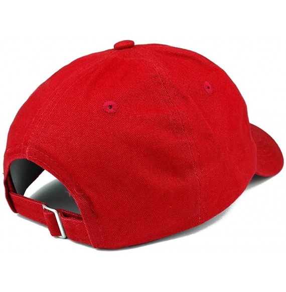 Baseball Caps The Future is Female Embroidered Low Profile Adjustable Cap Dad Hat - Red - C012OCCBUM2