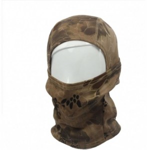 Balaclavas ABC Camouflage Army Cycling Motorcycle Cap Balaclava Hats Full Face Mask (Brown) - CP11Z0HT263