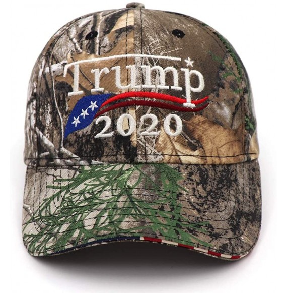 Baseball Caps Trump 2020 Keep America Great Baseball Cap Embroidery - Camo - CH18XQUXSU4