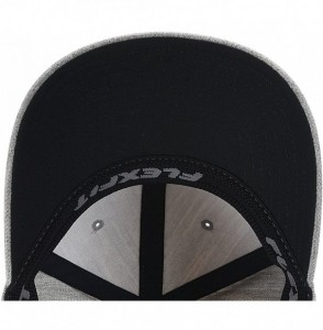 Baseball Caps Men's Full Stone Flexfit Stretch Hat - Grey Vintage - C111PXE6EZZ