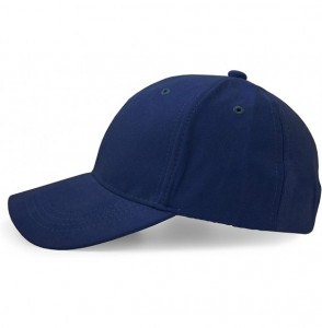 Baseball Caps Suede Baseball Cap- Unisex Faux Suede Leather Classic Adjustable Plain Hat Baseball Cap - Navy - C0183RE8WT9