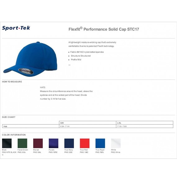 Baseball Caps Men's Flexfit Performance Solid Cap - Purple - CV11QDSLFUT