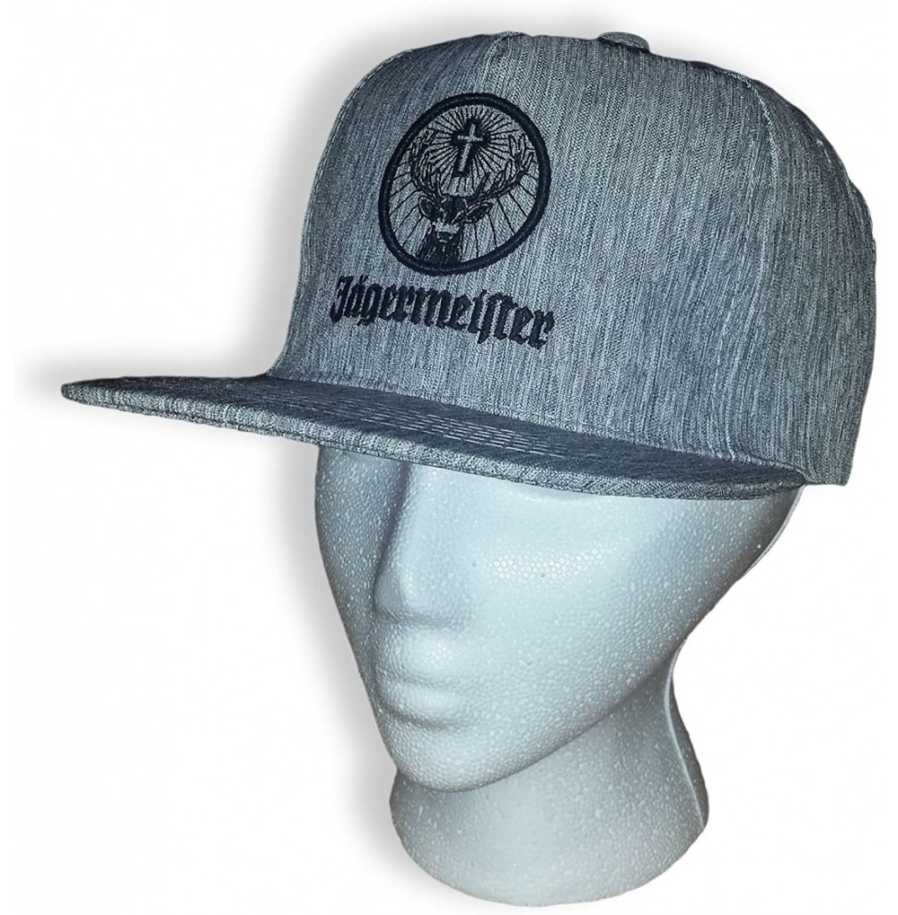 Baseball Caps Skater Style Hat w/Flat Bill - Grey - CL11JJU4PC3