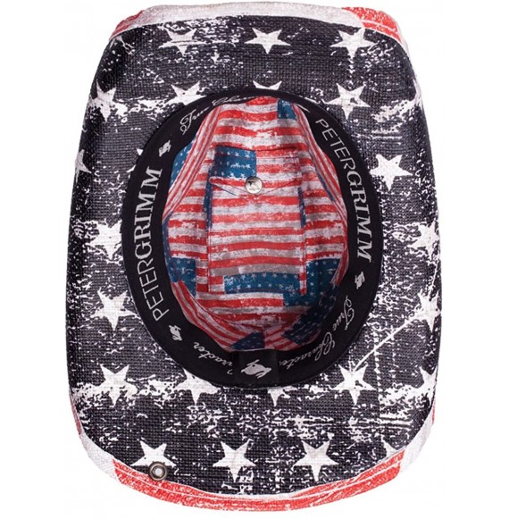 Cowboy Hats Patriot American Flag Cowboy Hat - CG11T9SYTVH