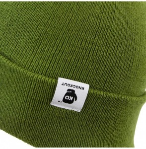Skullies & Beanies Beanie- Men and Women Skull Knit Hat Cap - Boxing Club Green - CS18YG8OXLS