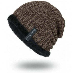 Skullies & Beanies Fashion Unisex Knit Cap Hedging Head Hat Beanie Cap Warm Outdoor Hat - X-khaki - C518NZSZW6L