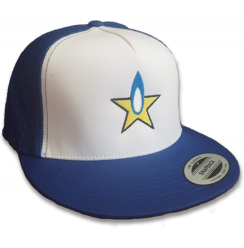Baseball Caps Strickland Propane Hat - Embroidered Snapback Trucker King of The Hill Royal Blue/White - CO18QXHRW5M