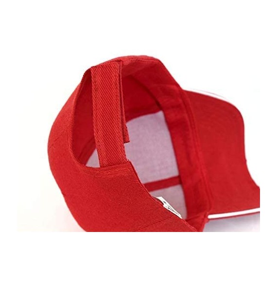 Baseball Caps Unisex Australian Flag Australia Snapback Hat Adjustable Peaked Sandwich Cap - Pink - C118KZS53G3