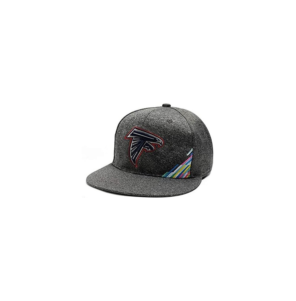 Baseball Caps 100 Commemorative Team Adjustable Baseball Hat Mens Sports Fit Cap Classic Dark Grey Design - Atlanta Falcons -...