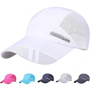 Baseball Caps Fashion Adult Mesh Hat Quick-Dry Collapsible Sun Hat Outdoor Sunscreen Baseball Cap - Khaki - C518HU4ZDIH
