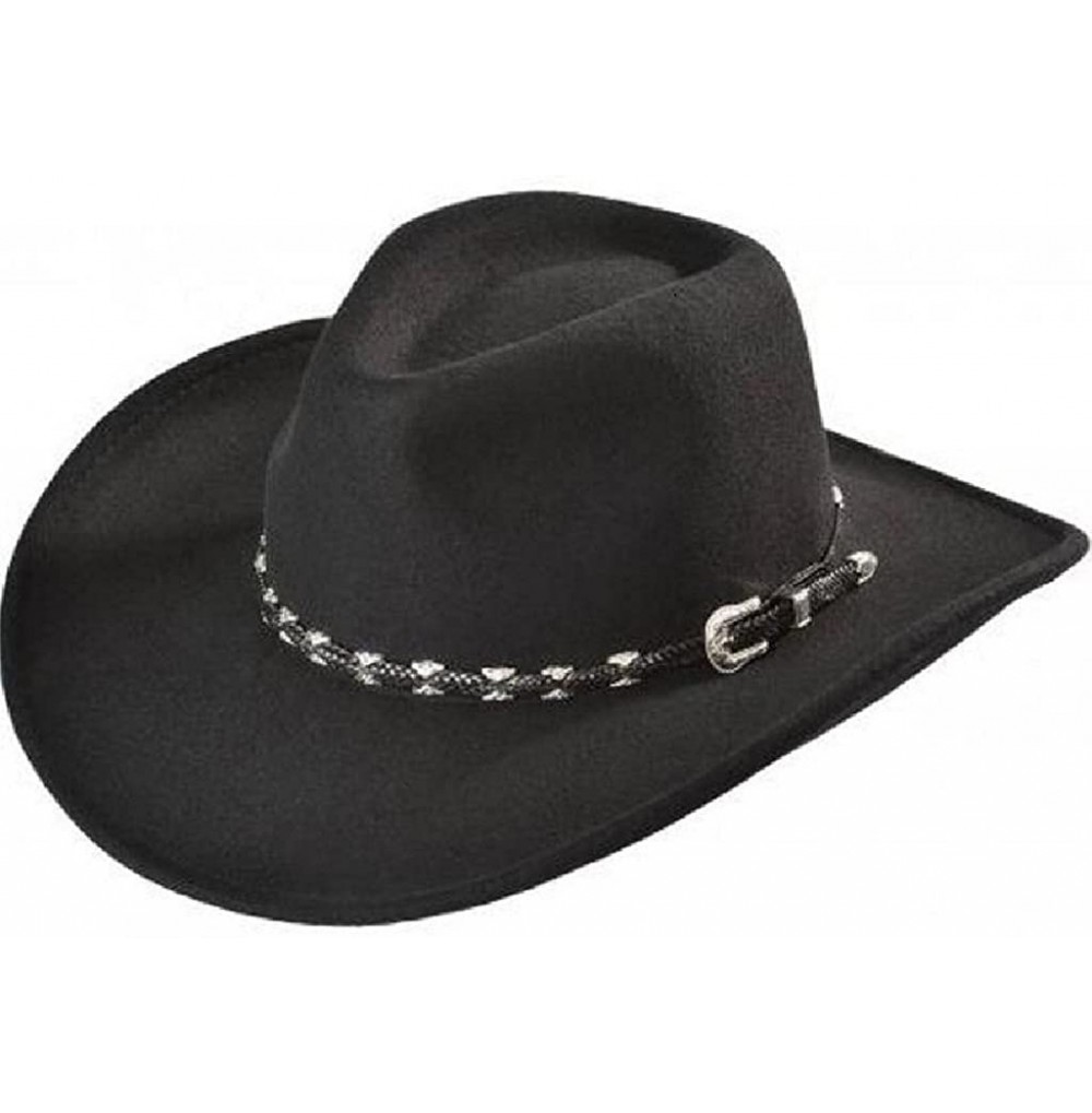 Cowboy Hats Wallaby Hat Black - C6115CQAY1X