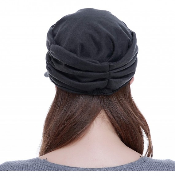 Skullies & Beanies Fashion Hat Cap with Brim Visor for Woman Ladies- Best for Daily Use - Dark Grey - CT18NUS49X2