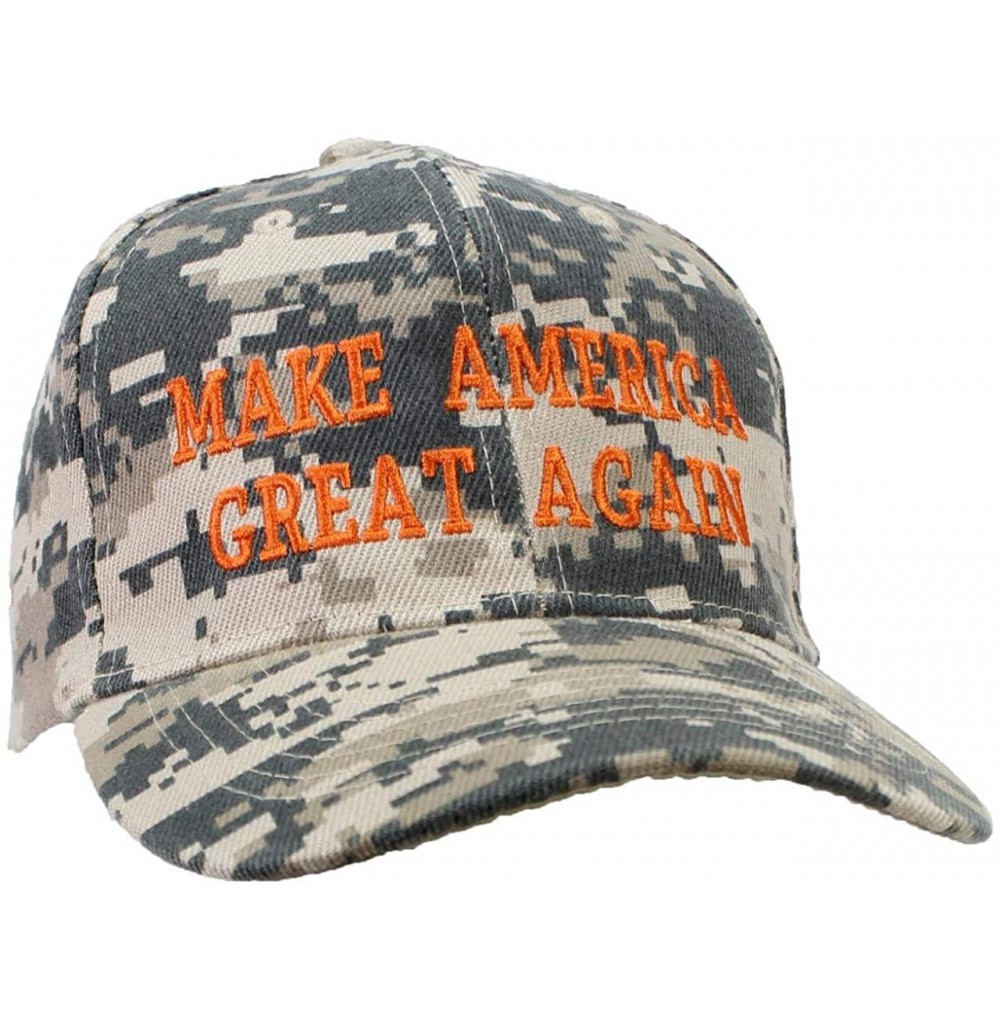 Baseball Caps Adult Embroidered Make America Great Again Trump Adjustable Ballcap - Digital Camo - C818RI8WIME