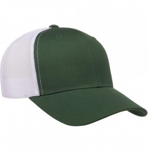 Baseball Caps Men's Yp Classics Retro Trucker Cap 2-Tone - Evergreen/White - CA18WXYODOD