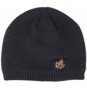 Skullies & Beanies Beanie Hat for Men Women Winter Warm Knit Slouchy Thick Skull Cap Casual Down Headgear Earmuffs Hat - C818...