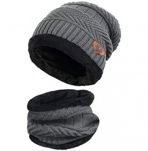 Skullies & Beanies Unisex Beanie Skull Cap Circle Neck Warmer Gifts Comfortable Soft Slouchy Warm Scarf and Hat - CQ1933K8G00