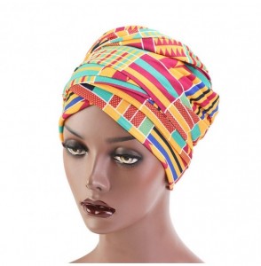 Headbands Easy Wearing African Head Wrap-Long Scarf Turban Shawl Hair Bohemian Headwrap - 01-Colour35 - CS196EGNDIS
