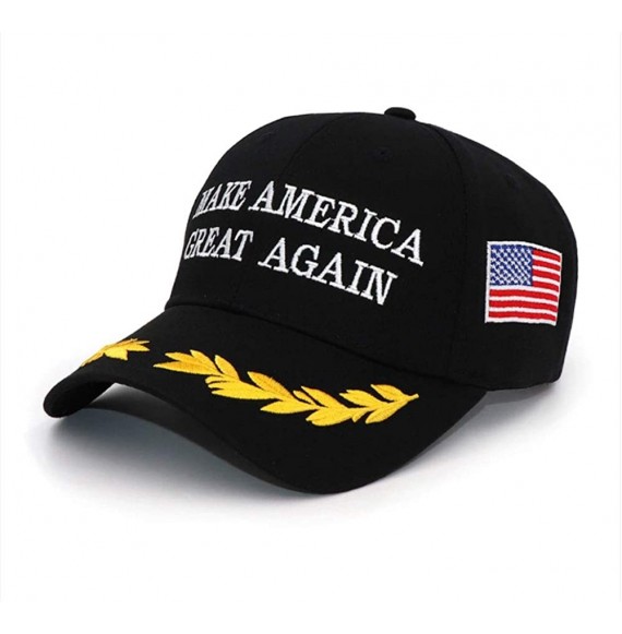 Baseball Caps Camouflage Baseball Snapback President Embroidery - Black and Red - CT18UW7WC5M