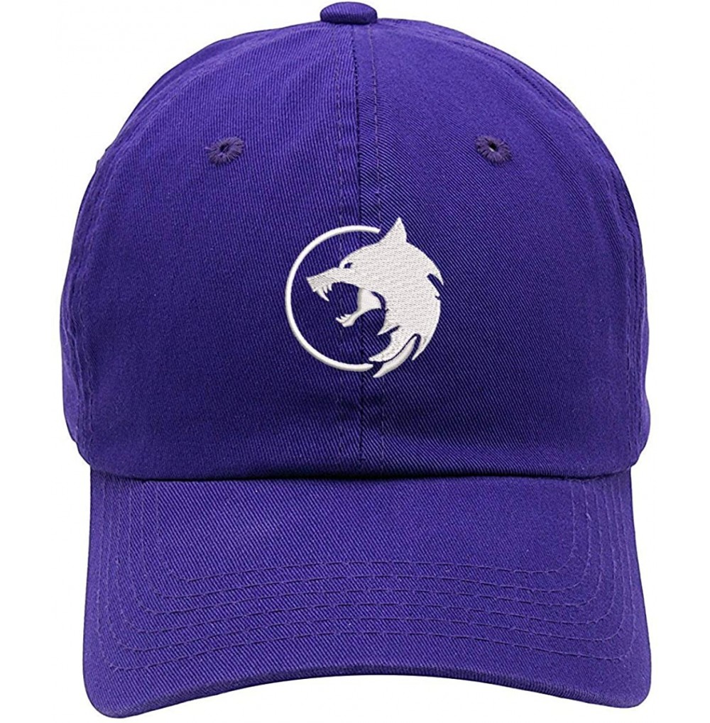 Baseball Caps Gwynbleidd Logo Embroidered Low Profile Soft Crown Unisex Baseball Dad Hat - Vc300_purple - CA18W3QG4HD