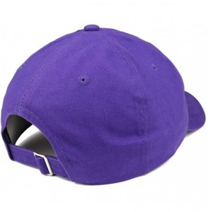 Baseball Caps Gwynbleidd Logo Embroidered Low Profile Soft Crown Unisex Baseball Dad Hat - Vc300_purple - CA18W3QG4HD