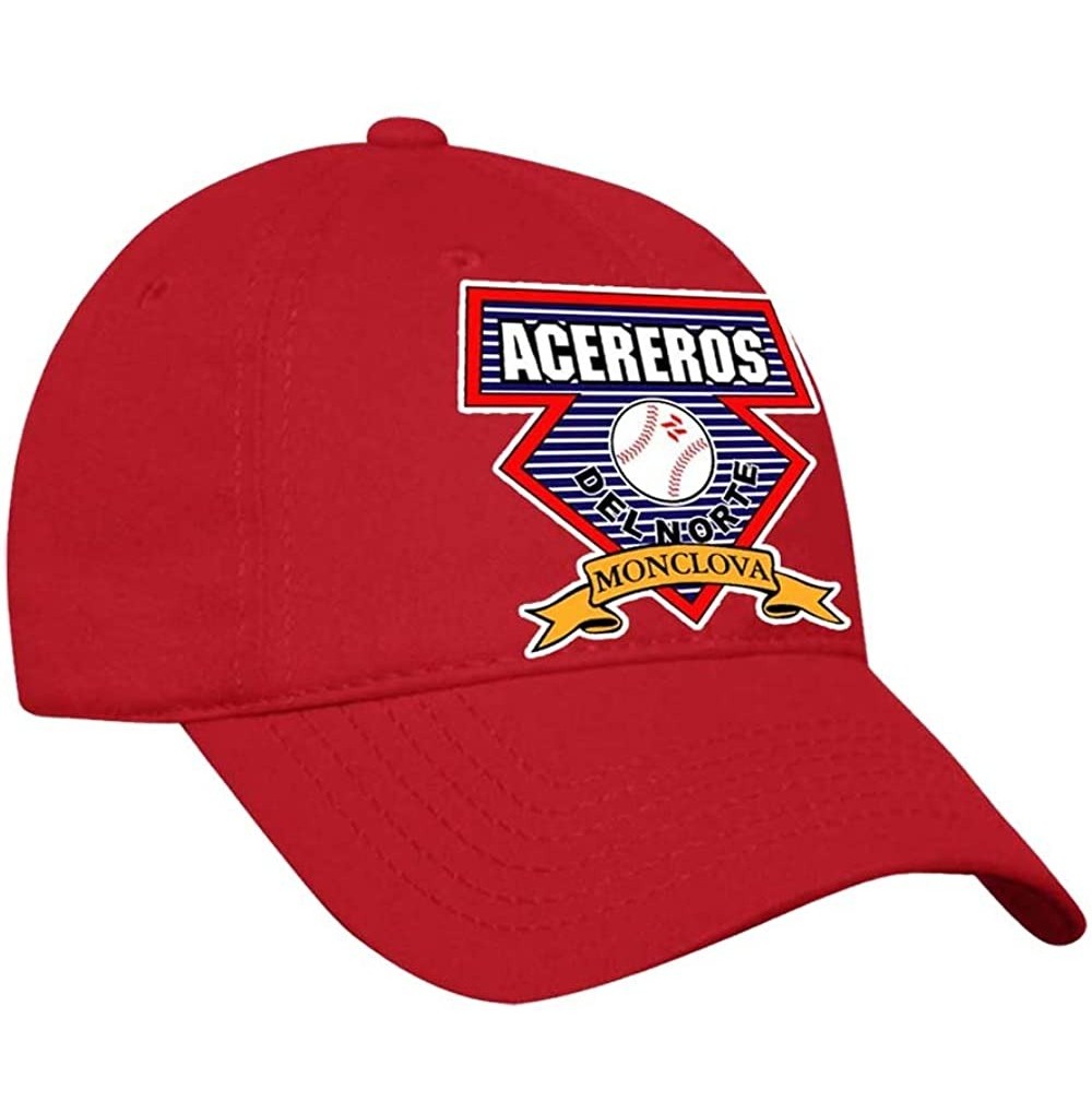 Baseball Caps Acereros de Monclova Baseball Color Red Cap Hat - CZ185E65XM9