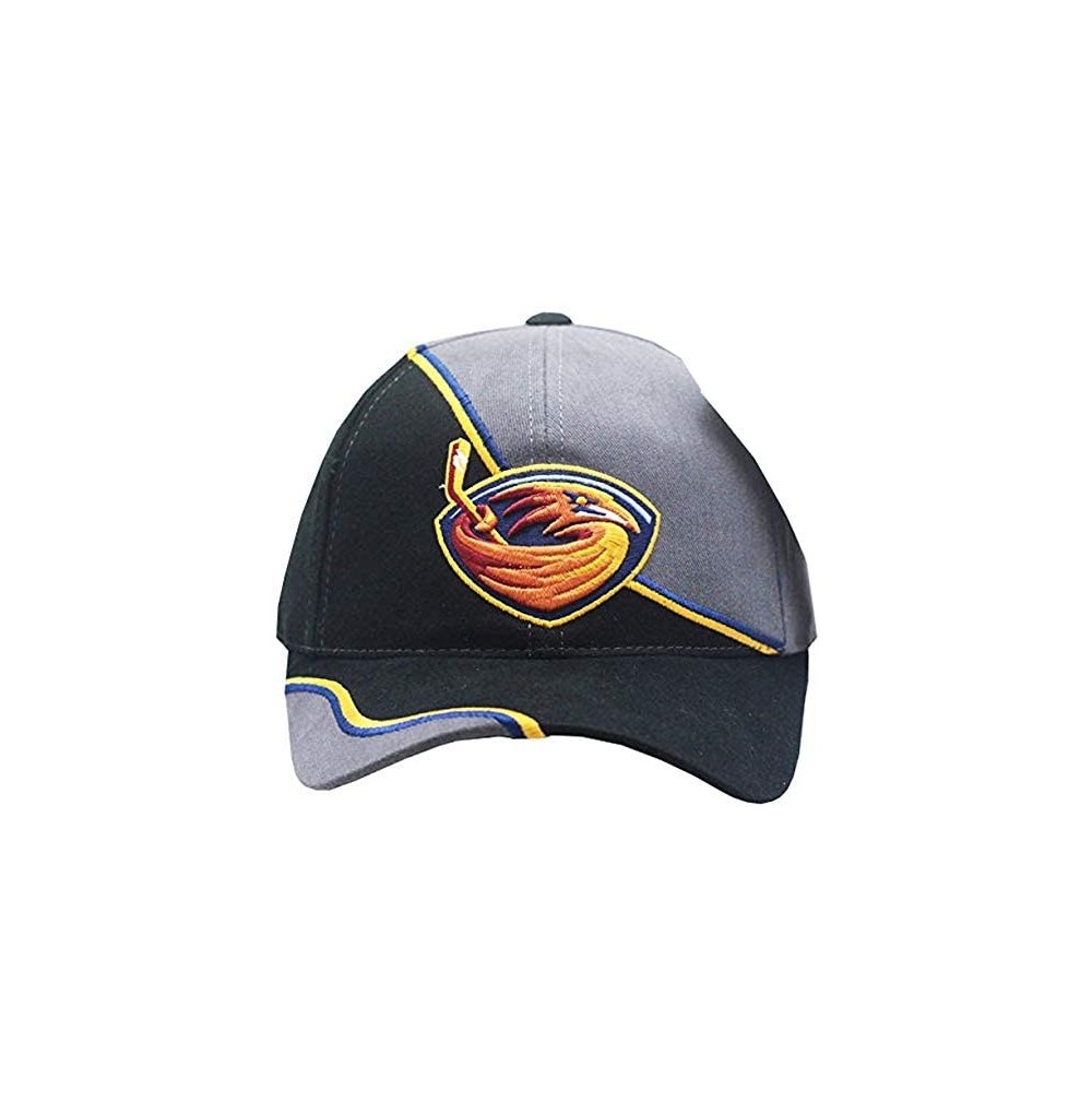 Baseball Caps Atlanta Thrashers Hat Voodoo Adjustable Strap Black/Grey - CO18ZMA2GDO