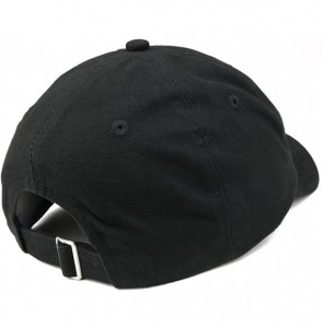 Baseball Caps Shih Tzu Embroidered Unstructured Cotton Dad Hat - Black - CZ18RYNRCOZ