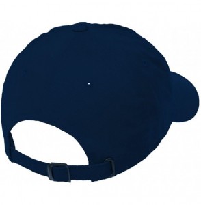 Baseball Caps Cotton 6 Panel Low Profile Hat Animal Running Horses Embroidery Navy - CO188SQIEK6