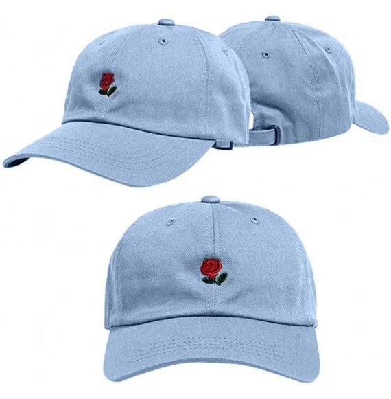 Baseball Caps Baseball Hat- 2019 New Women Embroidered Baseball Cap Summer Snapback Caps Hip Hop Hats - ✪light Blue - CS18O03...