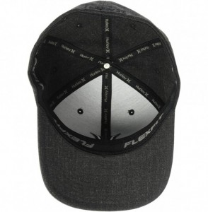 Baseball Caps Men's Black Textures Baseball Cap - Black (Blend) - CS18L3WWN8M