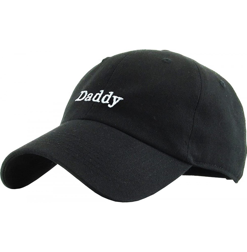 Skullies & Beanies Good Vibes Only Heart Breaker Daddy Dad Hat Baseball Cap Polo Style Adjustable Cotton - (1.1) Black Daddy ...