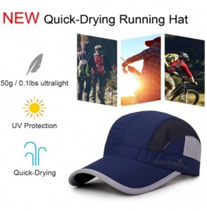 Baseball Caps Lightweight Running Waterproof Baseball Protection - Navy Blue - CH18EXCOSSL