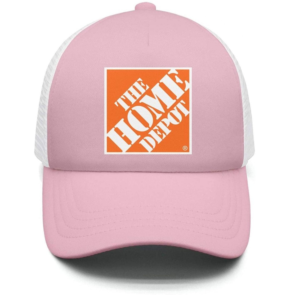Baseball Caps Mens Womens Adjustable The-Home-Depot-Orange-Symbol-Logo-Custom Running Cap Hat - Light-pink-5 - CF18QLDN7ZD