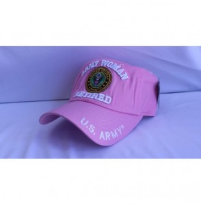 Baseball Caps Retired Baseball Military American Warriors - Pink - CS18HCERY68