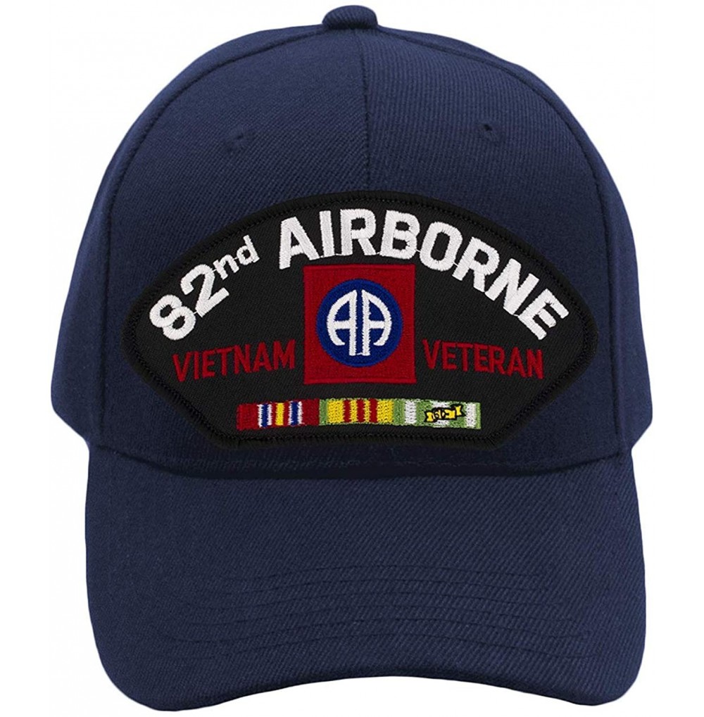 Baseball Caps 82nd Airborne - Vietnam War Veteran Hat/Ballcap Adjustable One Size Fits Most - Navy Blue - CM18RRH4YNL