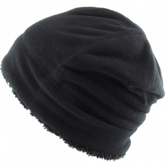 Skullies & Beanies Thick and Warm Mens Daily Cuffed Beanie OR Slouchy Made in USA for USA Knit HAT Cap Womens Kids - CT18H2C087U