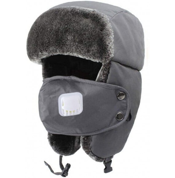 Rain Hats Unisex Winter Trooper Hat Hunting Hat for Men and Women Ushanka Ear Flap Chin Strap and Windproof Mask - CH18Y9CMO59