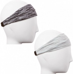 Headbands Xflex Space Dye Adjustable & Stretchy Wide Headbands for Women - Space Dye Grey & Mint - CV182ML2HDZ