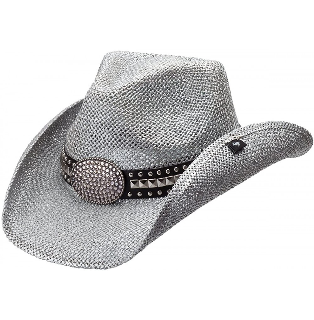 Cowboy Hats Women's Gila - Silver - C211KU2PRM1