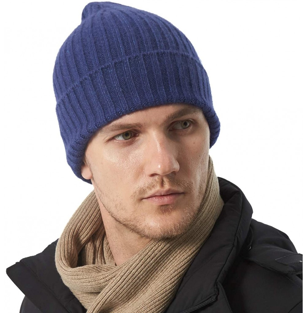 Skullies & Beanies Beanie Hat Warm Soft Winter Ski Knit Skull Cap for Men Women - Tc1ccdb-blue - CB18L8GE729
