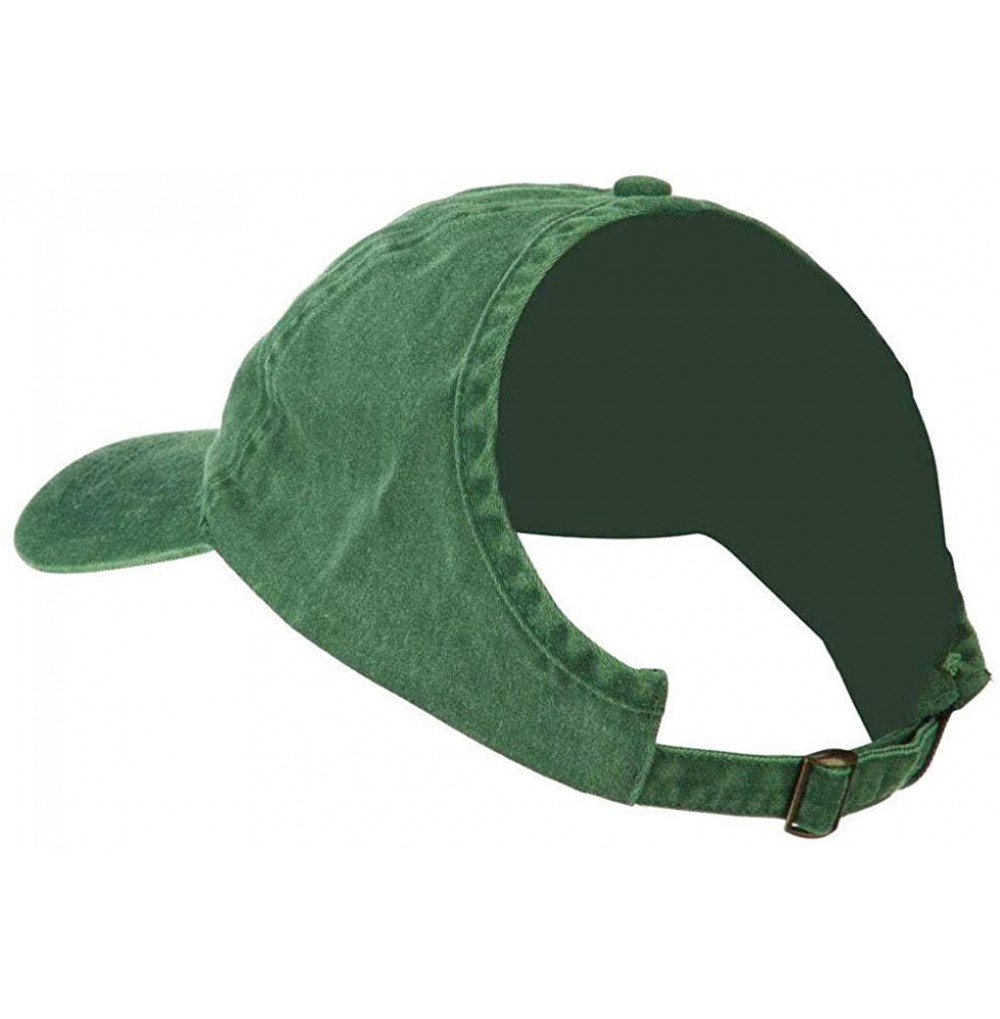 Baseball Caps Womens Sun-Visor Ponytail Baseball-Hat Ponycaps - Green - C118N0C98GQ