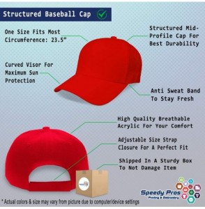 Baseball Caps Custom Baseball Cap Praying Mantis Embroidery Acrylic Dad Hats for Men & Women - Red - CS18SEZDWHC