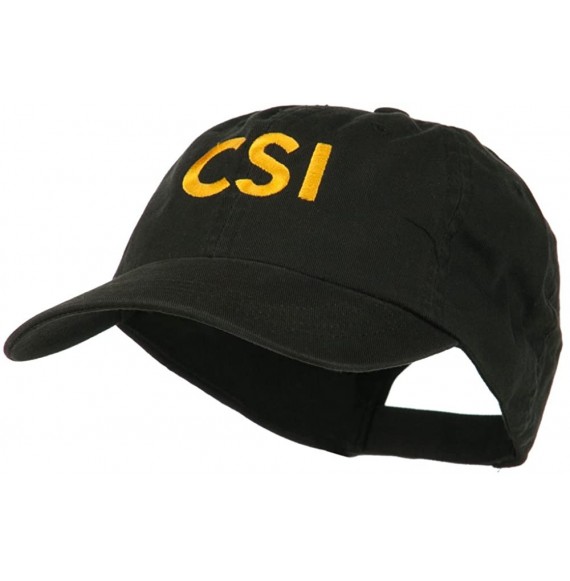 Baseball Caps Military Occupation Letter Embroidered Unstructured Cap - Csi - CD11ND5KB9V