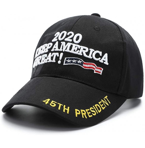 Baseball Caps Donald Trump 2020 Hat Keep America Great Hat 2020 USA Cap Make America Great Again - Black-c - CG18RKGTA3W