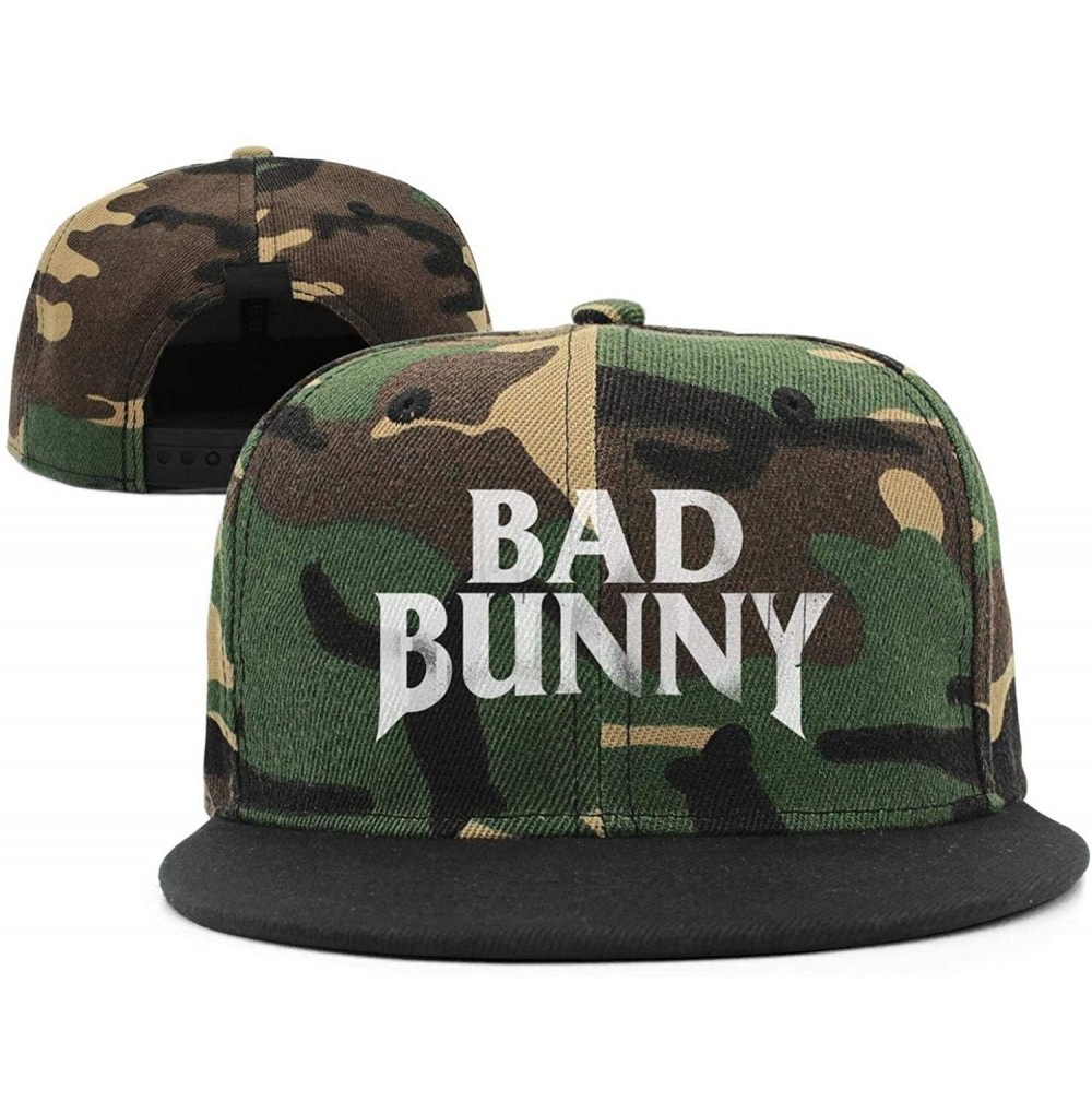 Skullies & Beanies Men&Women Bad-Bunny-White-Roses- Cricket Cap 3D Printing Trucker Hat - Bad Bunny Art-2 - CG18I522D0K