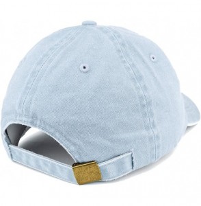 Baseball Caps EST 1945 Embroidered - 75th Birthday Gift Pigment Dyed Washed Cap - Light Blue - CN180QLR9XC