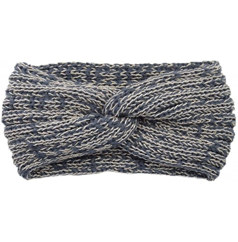 Wenirn Knitted Hairband Crochet Braided