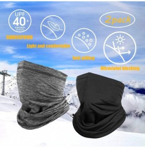 Balaclavas Cooling Neck Gaiter Face Mask Men Women Bandana Headwear for Dust Wind Sun Protection - 2 Combination 01 - C41998U...